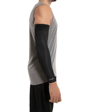 Copper Compression Full Arm Sleeve, the full arm sleeve seen from the side
