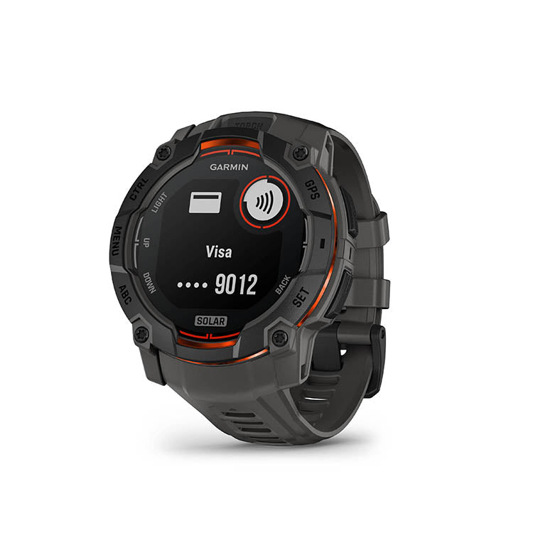 GARMIN INSTINCT ブラック デジタル腕時計 Garmin Instinct 3 | AMOLED | Rugged GPS Smartwatch | 45mm