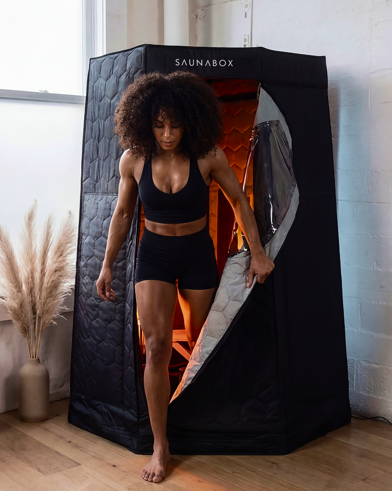 SaunaBox® Pulse PRO: Infrared Sauna with Red-Light Therapy