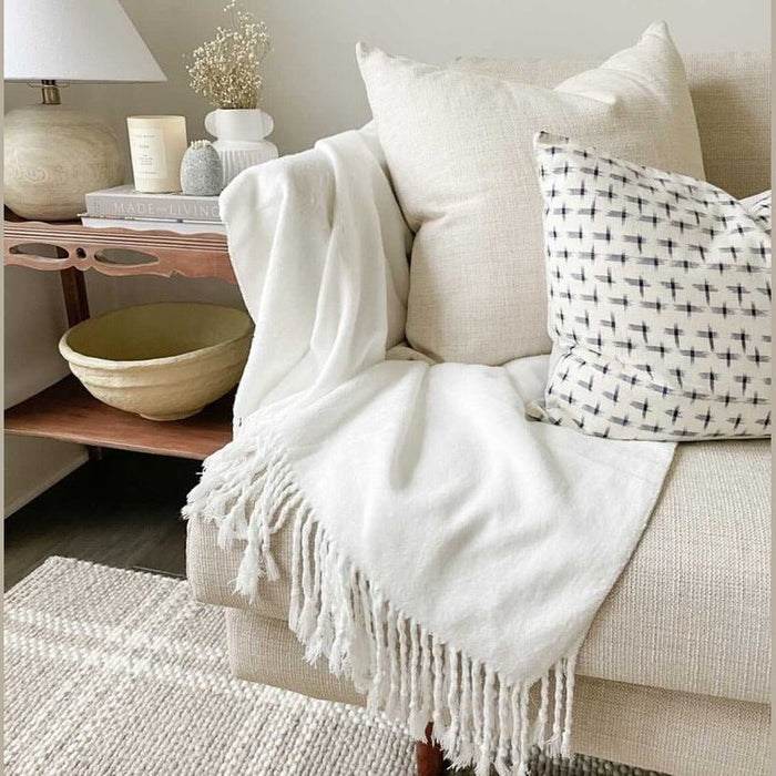 Cozy Earth Bamboo Tassel Throw