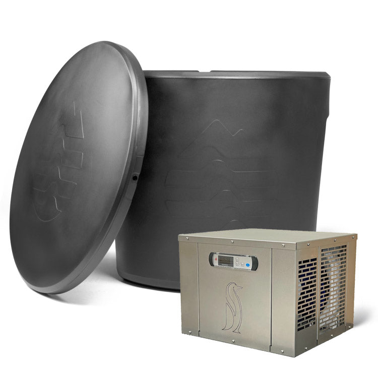 Penguin Chillers Cold Therapy Chiller & Ice Barrel Bundle