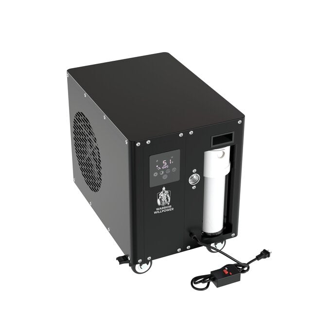 Warrior Max 1 HP WiFi Water Chiller/Heater + XL Ice Bath Tub