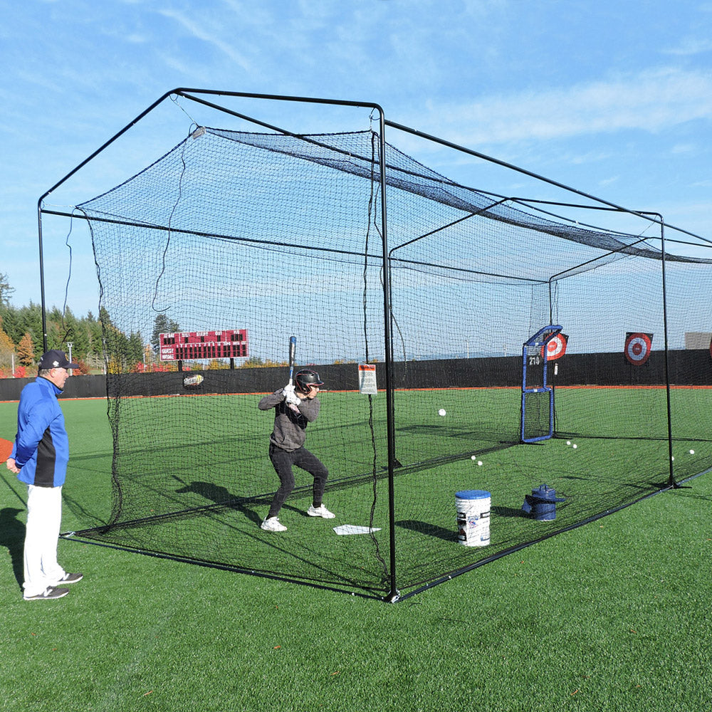 Jugs Free Standing Short-Toss Batting Cage — Recovery For Athletes
