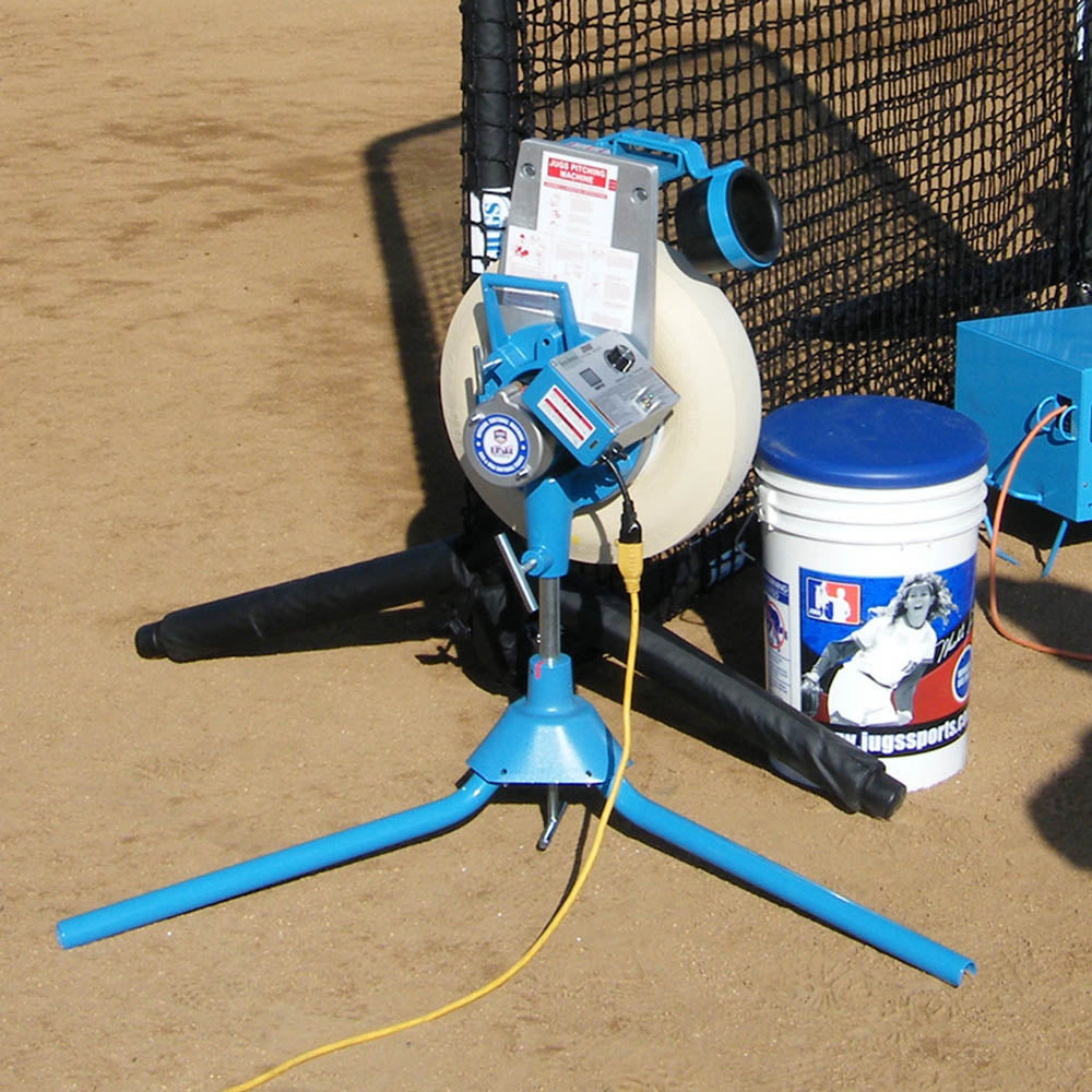 Jugs BP1 Softball Pitching Machine | 15-70 mph — Recovery For Athletes