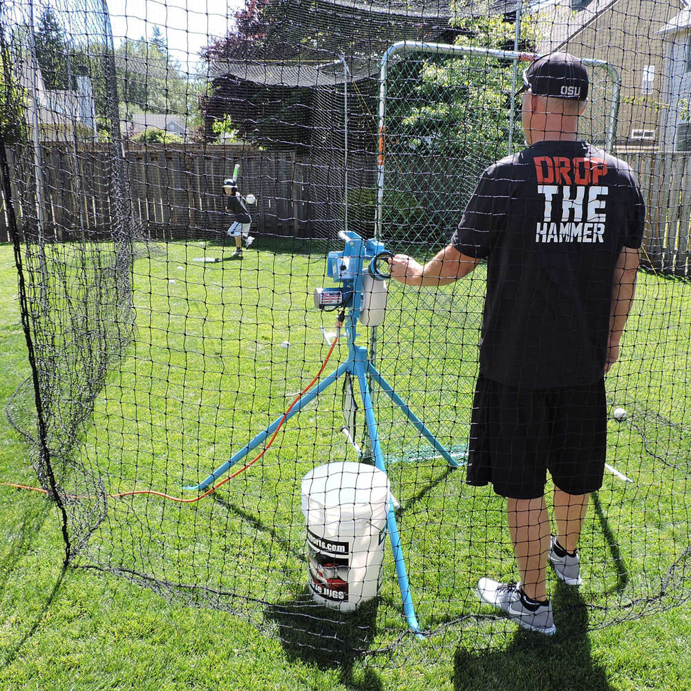 Jugs PS50 Pitching Machine | 15-50 mph, 2 Chutes — Recovery For