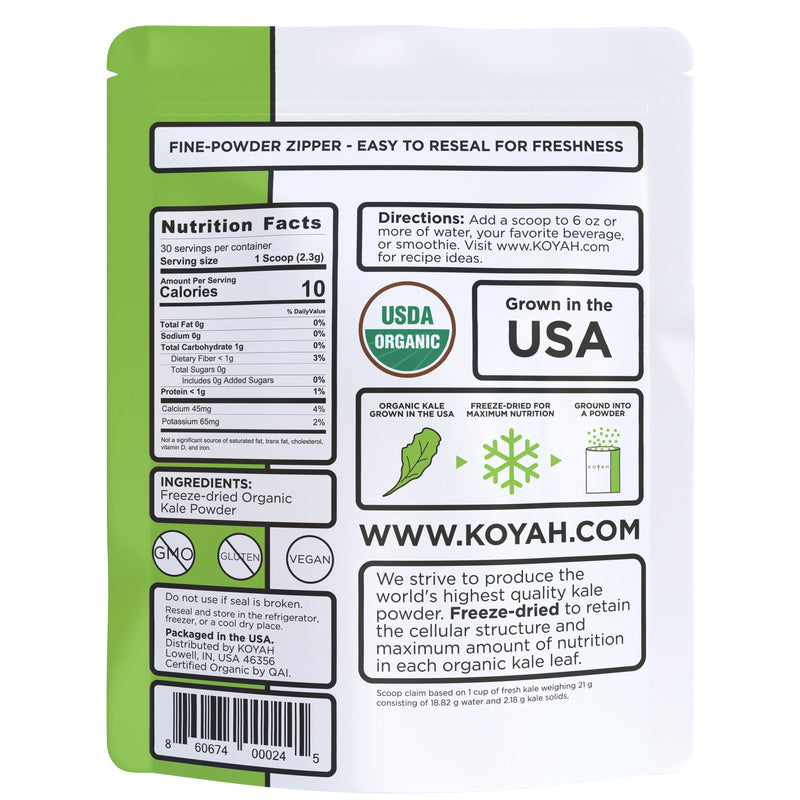 KOYAH Organic Kale Powder