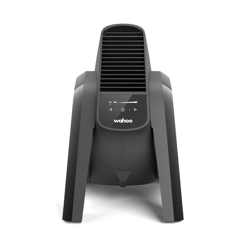 Wahoo KICKR Headwind, fan with the grille facing the camera