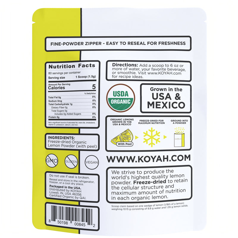 KOYAH Organic Lemon Powder
