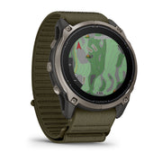 Garmin Enduro 4 showing a TopoActive trail map