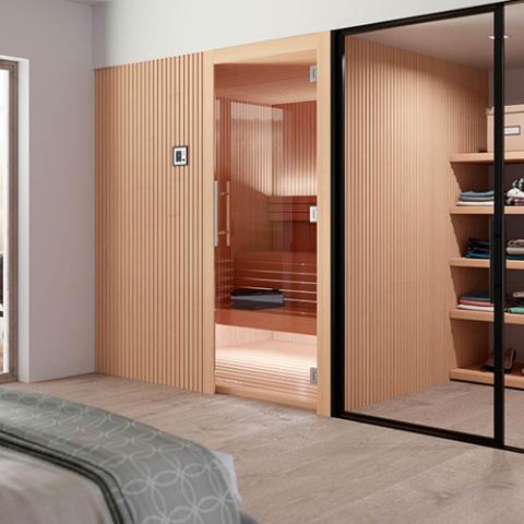 Auroom Libera Wood 2 Person Indoor Sauna
