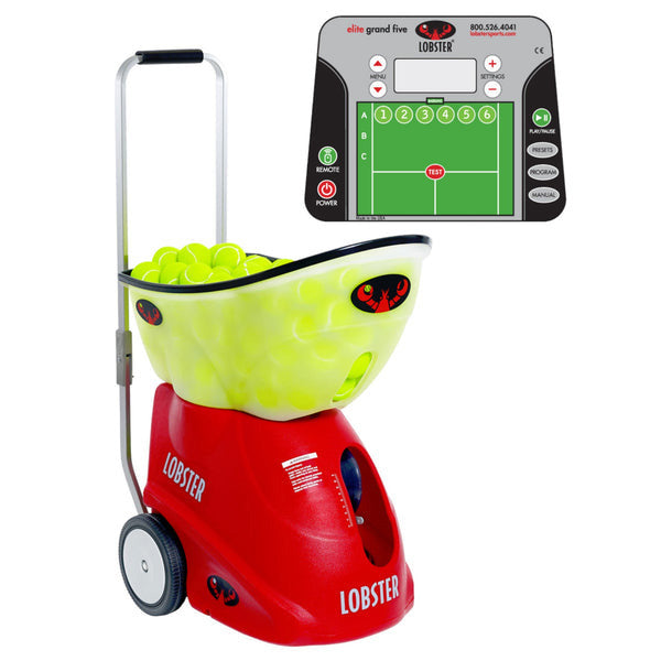 Lobster Sports Elite Grand Five Tennis Ball Machine