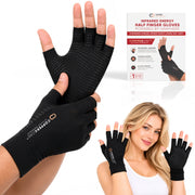 Copper Compression CopperCore™ Infrared Energy Half Finger Gloves
