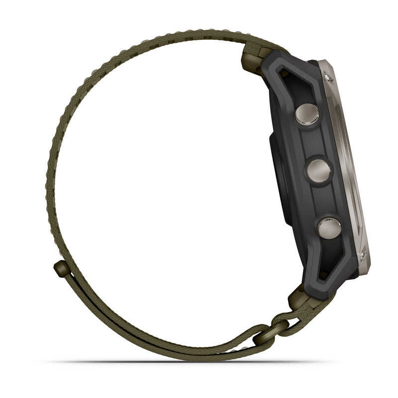 Garmin Enduro 4, three buttons on the side of the case