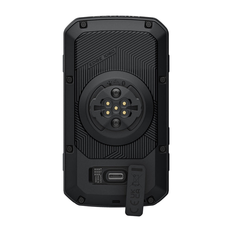 Garmin Edge 1060, the mount interface on the back of the unit