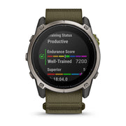 Garmin Enduro 4 showing training status and endurance score