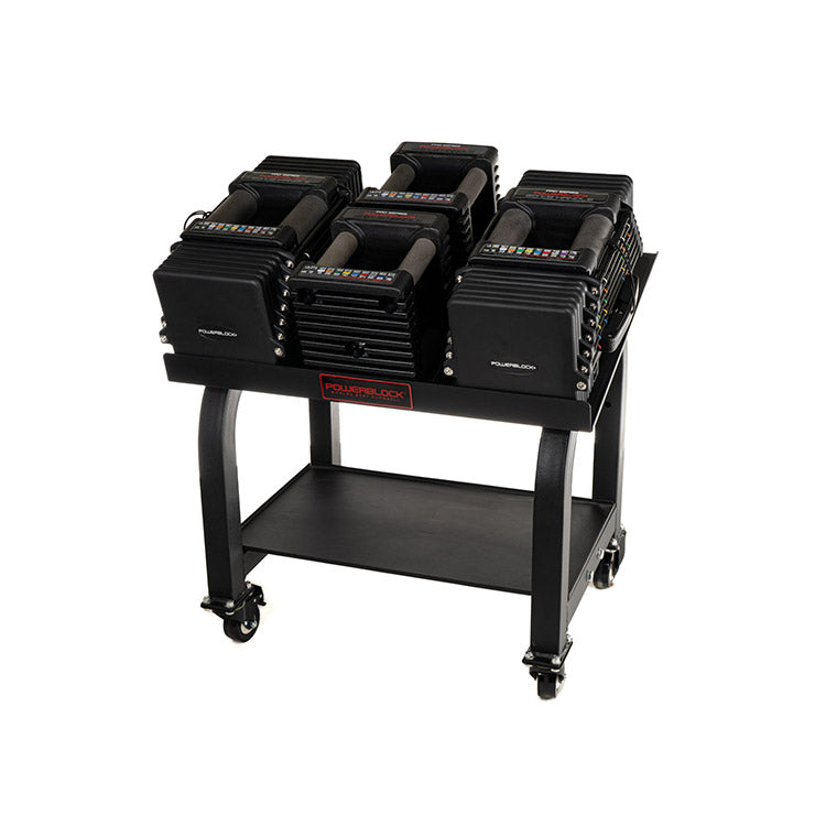 PowerBlock Commercial Pro 125 Adjustable Dumbbell Set