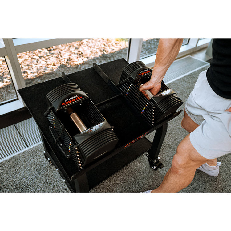 PowerBlock Commercial Pro 50 Adjustable Dumbbell Set — Recovery