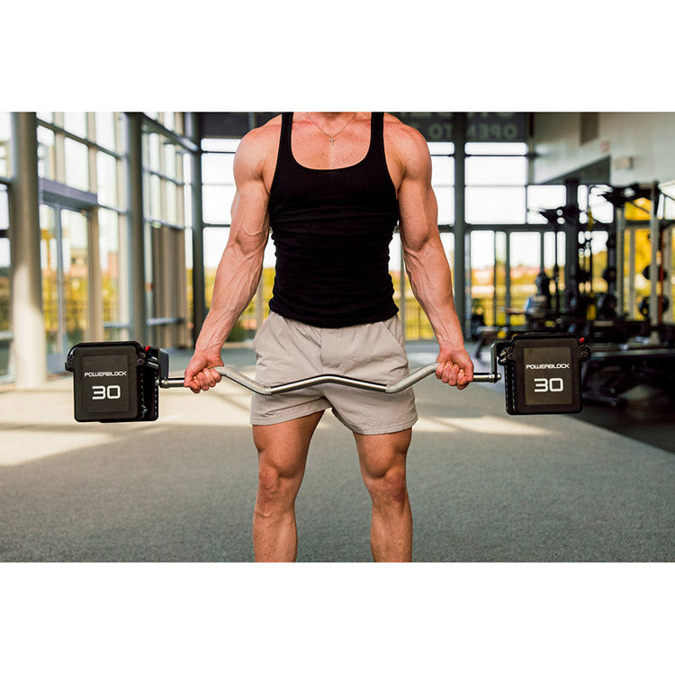 PowerBlock Pro 100 EZ Curl Barbell