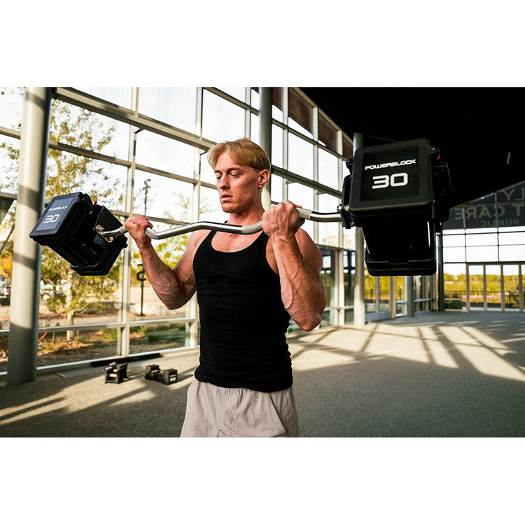 PowerBlock Pro 100 EZ Curl Barbell