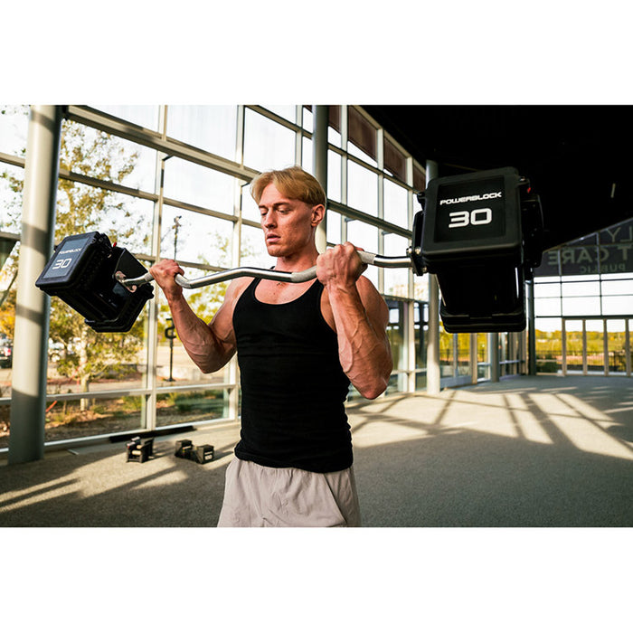 PowerBlock Pro 100 EZ Curl Barbell