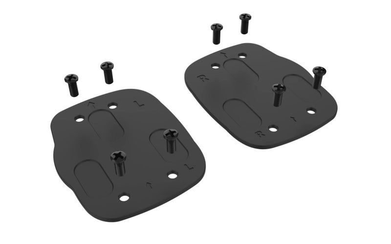 Wahoo SPEEDPLAY POWER Spacer Set, two black spacer plates with four screws each