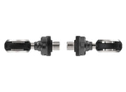 Wahoo SPEEDPLAY POWER Dual-Sided, pair of pedals edge-on with pods at the centre