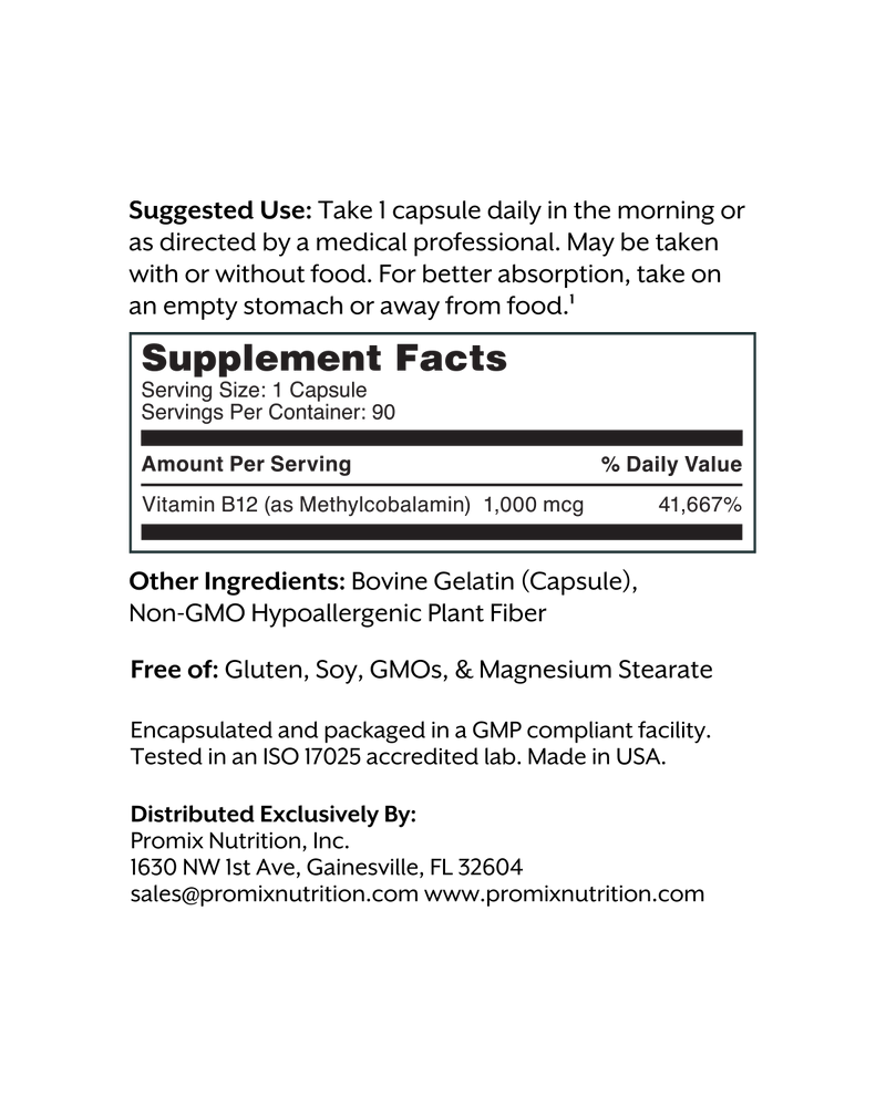 Promix B12 (Methylcobalamin)
