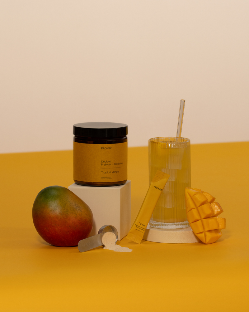 Promix Tropical Mango Debloat: Prebiotic + Probiotic