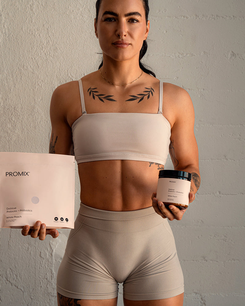 Promix Debloat: Prebiotic + Probiotic White Peach