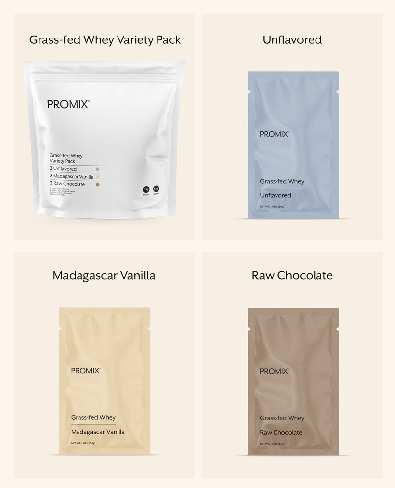 Promix Whey Protein Powder Variety Pack