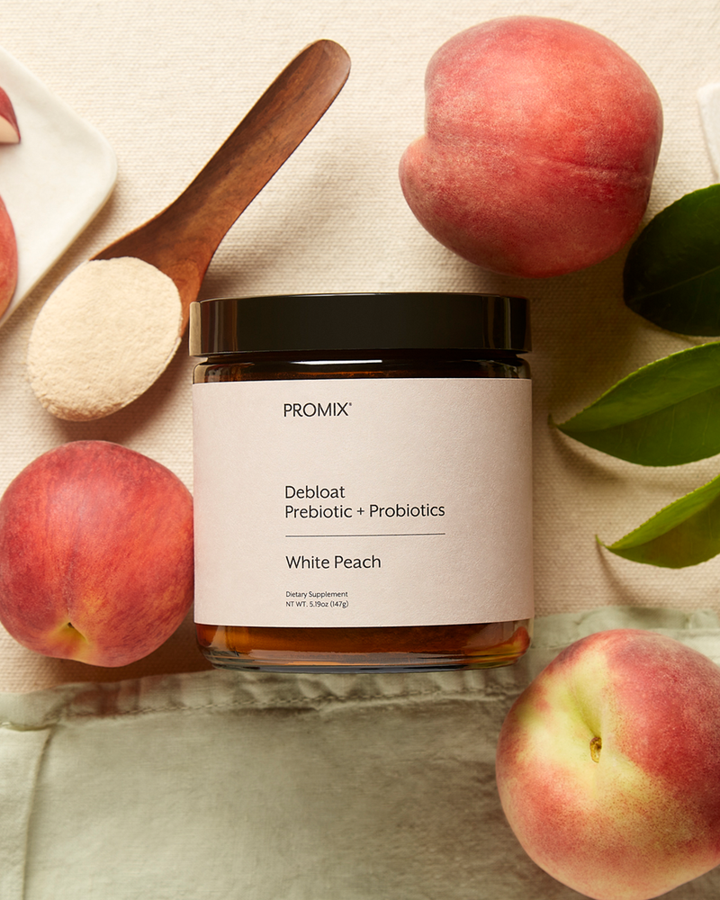 Promix Debloat: Prebiotic + Probiotic White Peach