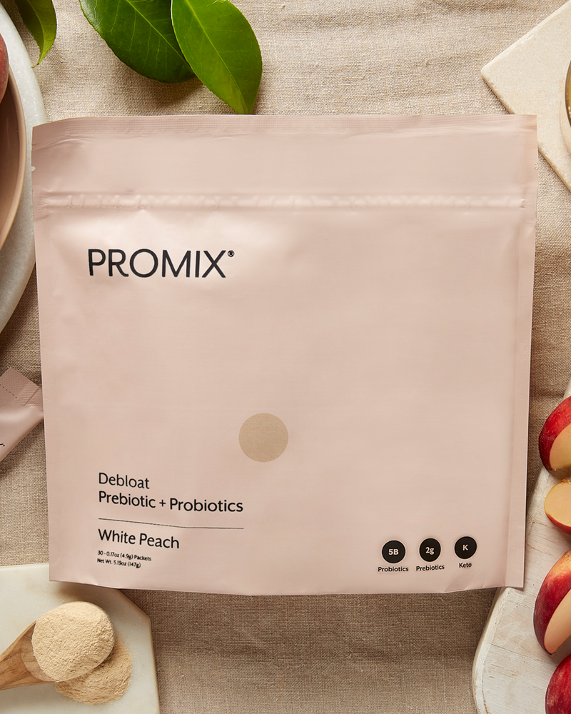 Promix Debloat: Prebiotic + Probiotic White Peach