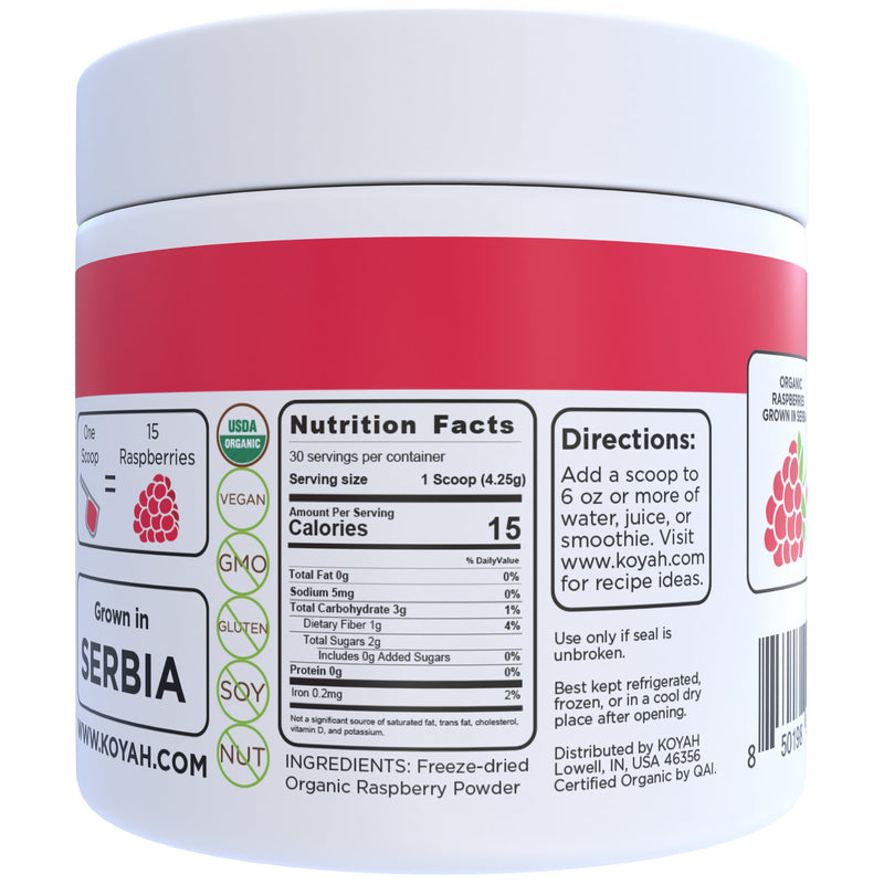 KOYAH Organic Raspberry Powder