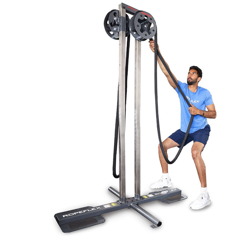 Continuous Rope Trainer RopeFlex RX1500 Upright Station Rope Trainer — Recovery For Athletes