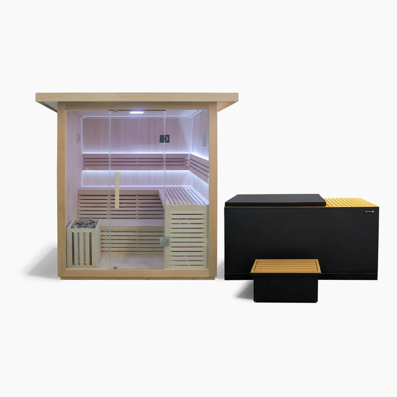 Revive 6 Person Traditional Sauna & Luxury Plunge Package
