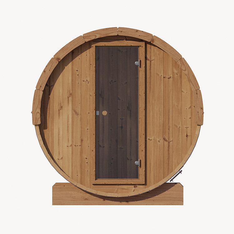 SaunaLife E6 2-4-Person  ERGO Series Barrel Sauna