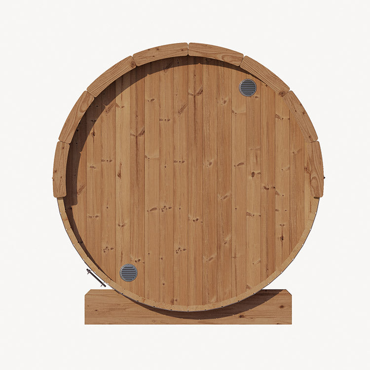 SaunaLife E6 2-4-Person  ERGO Series Barrel Sauna