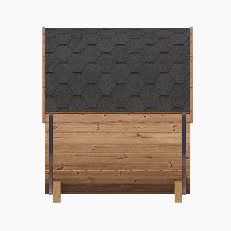 SaunaLife E6 2-4-Person  ERGO Series Barrel Sauna