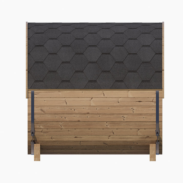 SaunaLife E7 4-Person ERGO Series Barrel Sauna