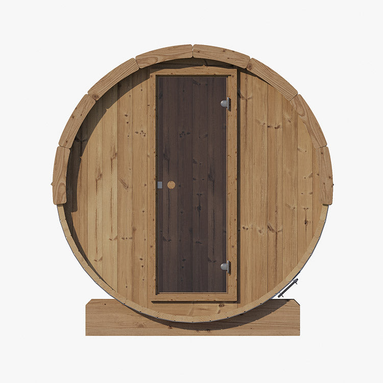 SaunaLife 6-Person E8 ERGO Series Barrel Sauna
