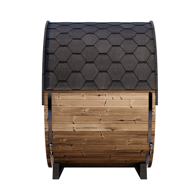 SaunaLife EE6G 2-4 Person ERGO Elegance Series Barrel Sauna