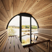 SaunaLife E8 6-Person ERGO Series Barrel Sauna