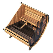 SaunaLife E8 6-Person ERGO Series Barrel Sauna