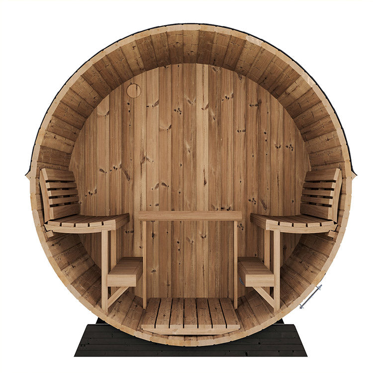 SaunaLife E8 6-Person ERGO Series Barrel Sauna