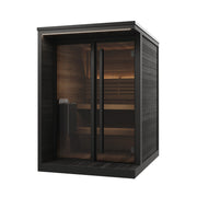 SaunaLife GL4B outdoor sauna - black finish