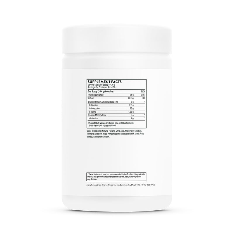 Thorne Creatine + BCAAs - Peach Mango