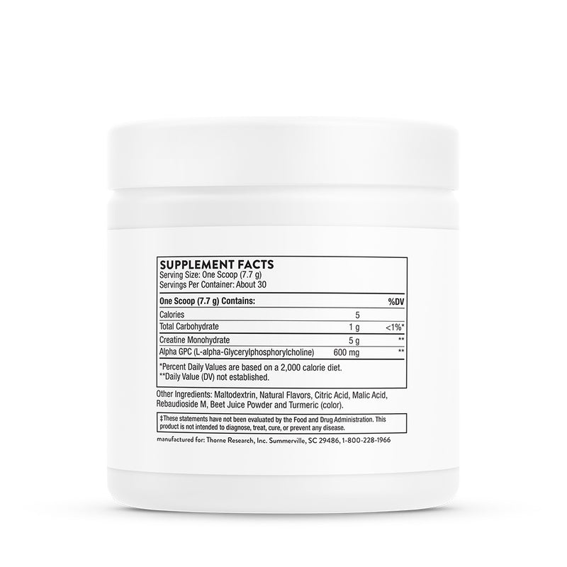 Thorne Creatine + Alpha GPC - Watermelon Lemonade