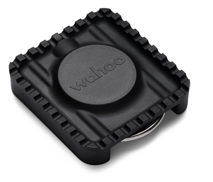Wahoo SPEEDPLAY Flat Pedal Kit, black square flat platform with a centre disc