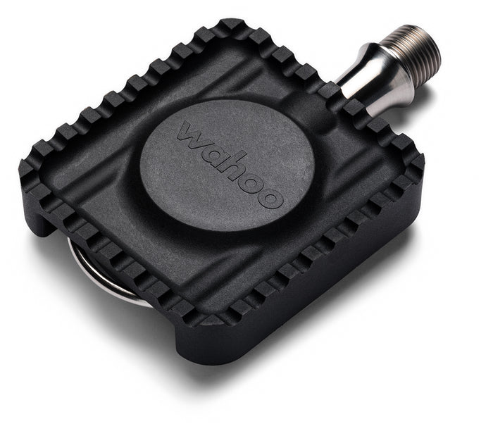 Wahoo SPEEDPLAY Flat Pedal Kit, flat pedal platform with a spindle attached