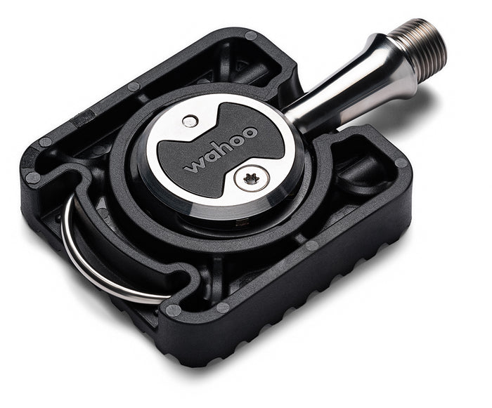 Wahoo SPEEDPLAY Flat Pedal Kit, flat platform fitted over a Speedplay pedal